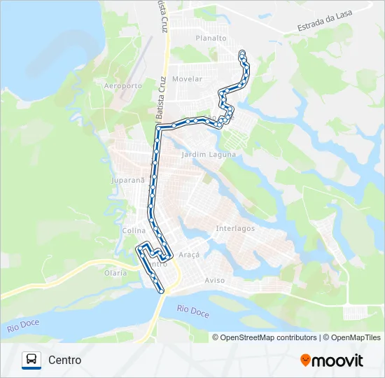 060 MOVELAR / NOVA ESPERANÇA Bus Line Map