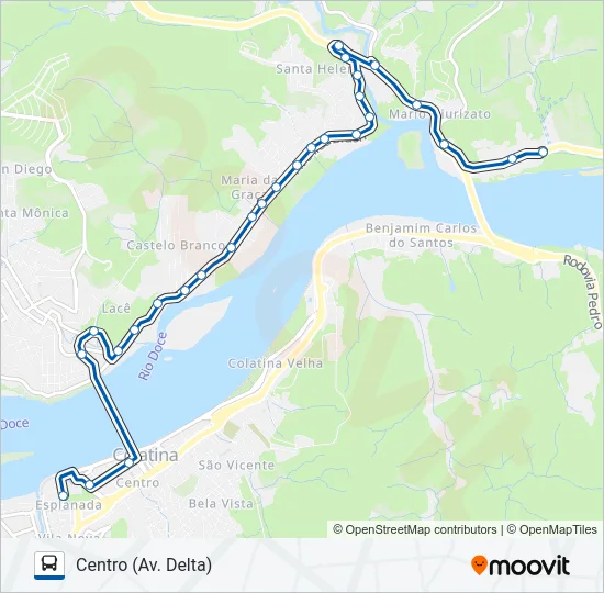 120 MARIA DAS GRAÇAS Bus Line Map