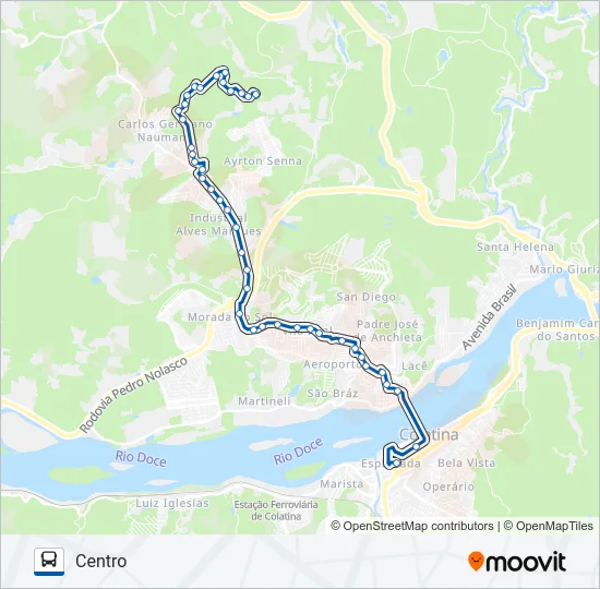 012 VICENTE SOELLA Bus Line Map