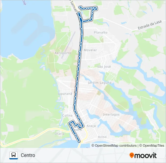020 SANTA CRUZ Bus Line Map