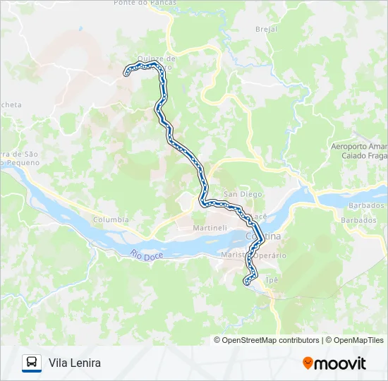 015 CARLOS GERMANO NAUMANN / CAMPESTRE Bus Line Map