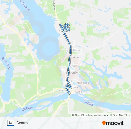 024 JOCAFE / VILA ISABEL / VILA MARIA Bus Line Map