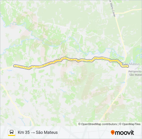 160 SÃO MATEUS - KM 41 Bus Line Map