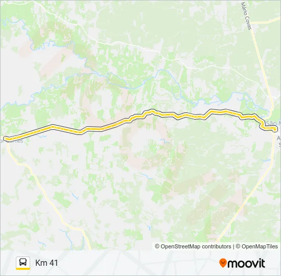 160 SÃO MATEUS - KM 41 Bus Line Map