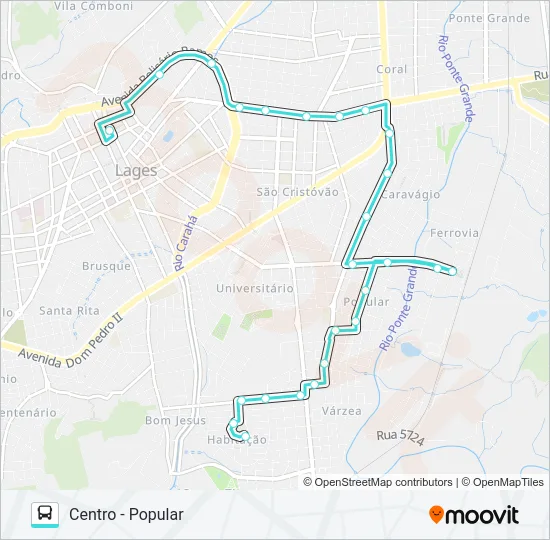 231 POPULAR Bus Line Map