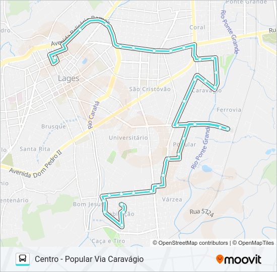 231 POPULAR Bus Line Map