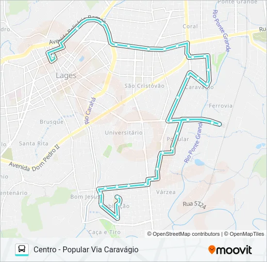 231 POPULAR Bus Line Map