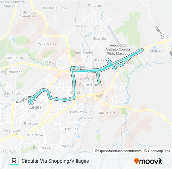 111 VILA MARIZA Bus Line Map