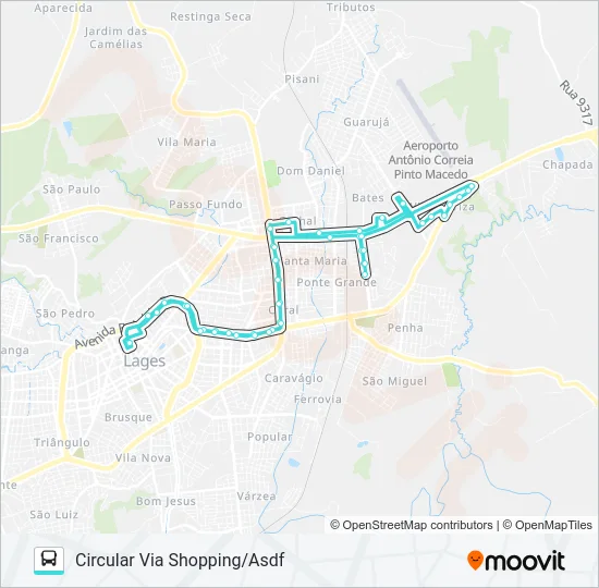 111 VILA MARIZA Bus Line Map