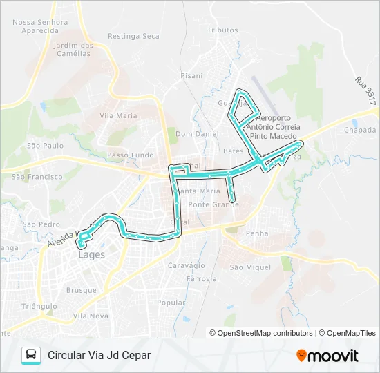 111 VILA MARIZA Bus Line Map