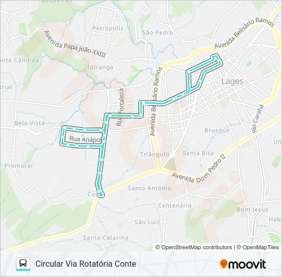 211 SANTA HELENA Bus Line Map