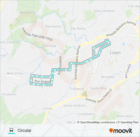 211 SANTA HELENA Bus Line Map