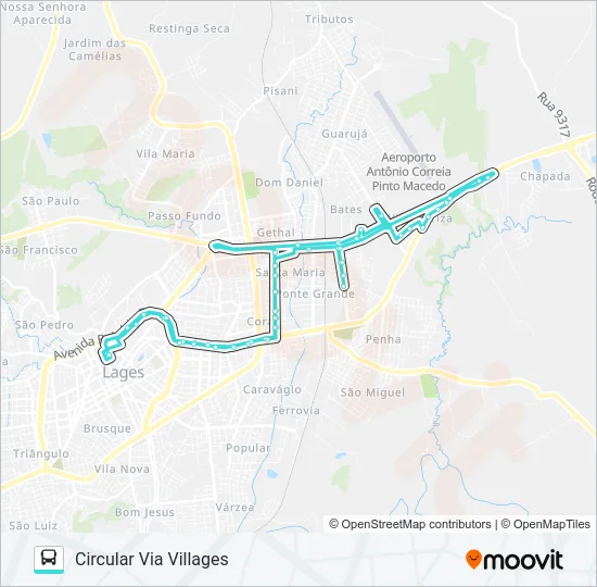 112 VILA MARIZA C.SALLES/SHOPPING Bus Line Map