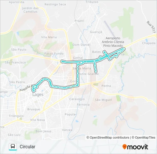 112 VILA MARIZA C.SALLES/SHOPPING Bus Line Map