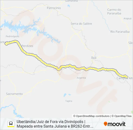 GONTIJO 4630A Bus Line Map