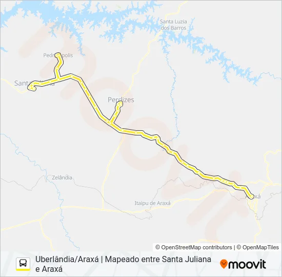GONTIJO 1052B Bus Line Map