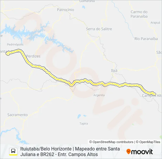 GONTIJO 1156 Bus Line Map