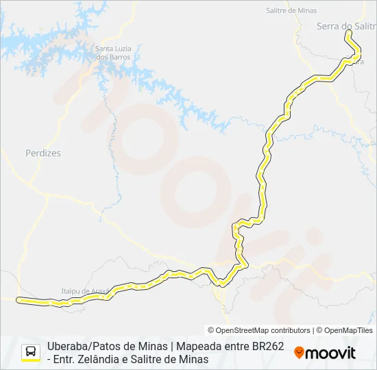 GONTIJO 3527 Bus Line Map