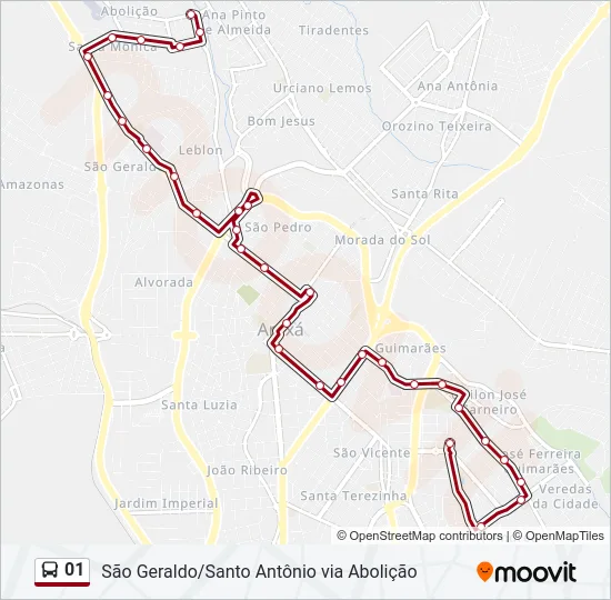 01 Bus Line Map