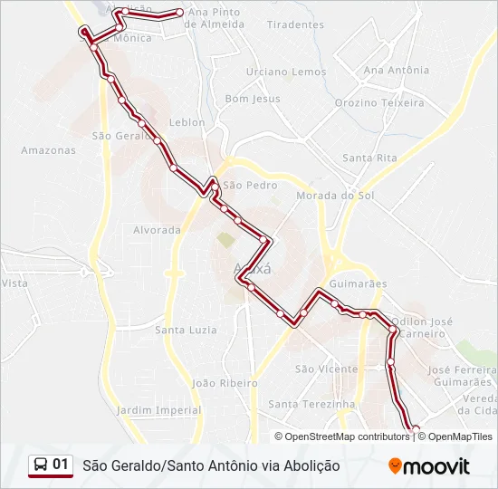 01 Bus Line Map