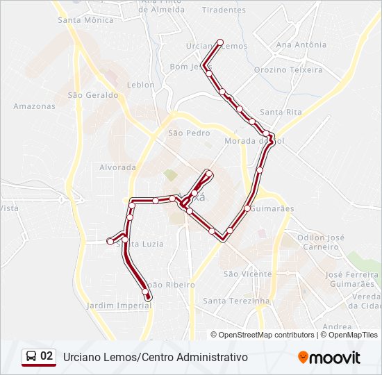 02 bus Line Map