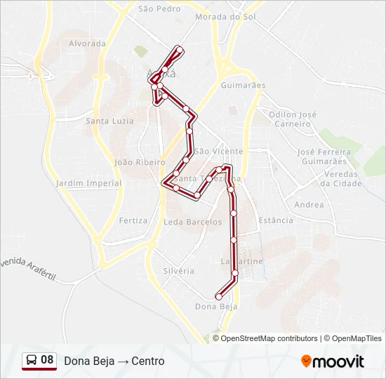 08 Bus Line Map