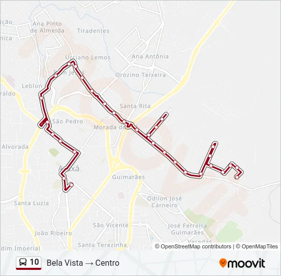 10 Bus Line Map