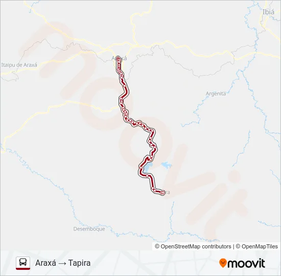 VERA CRUZ 3784 Bus Line Map