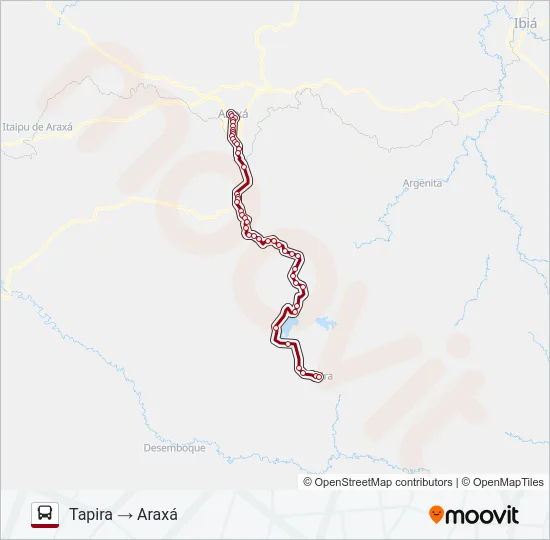 VERA CRUZ 3784 Bus Line Map