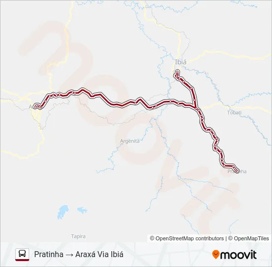 VERA CRUZ 3989 Bus Line Map