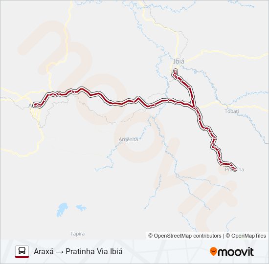 VERA CRUZ 3989 bus Line Map