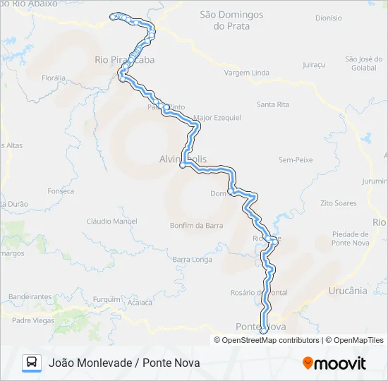 3652 Bus Line Map