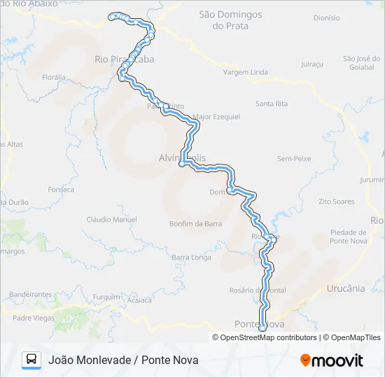 3652 Bus Line Map