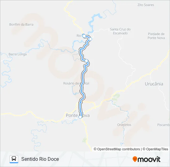 3652-2 Bus Line Map