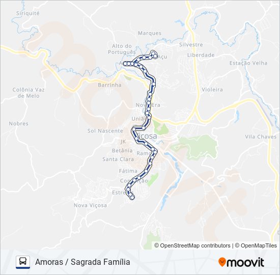 Mapa de 07 de autobús