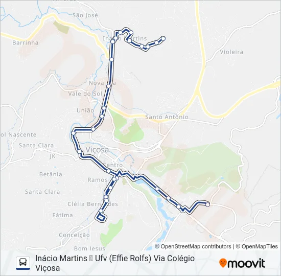 10 Bus Line Map
