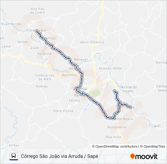 12 Bus Line Map