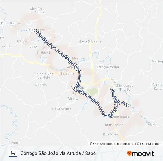 12 Bus Line Map