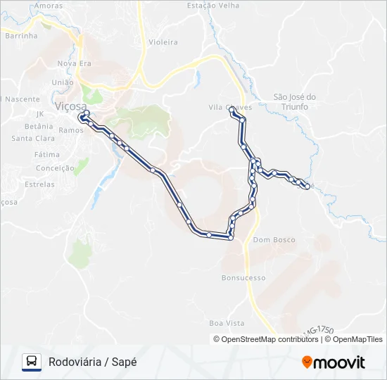 13 Bus Line Map