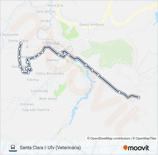 14 Bus Line Map