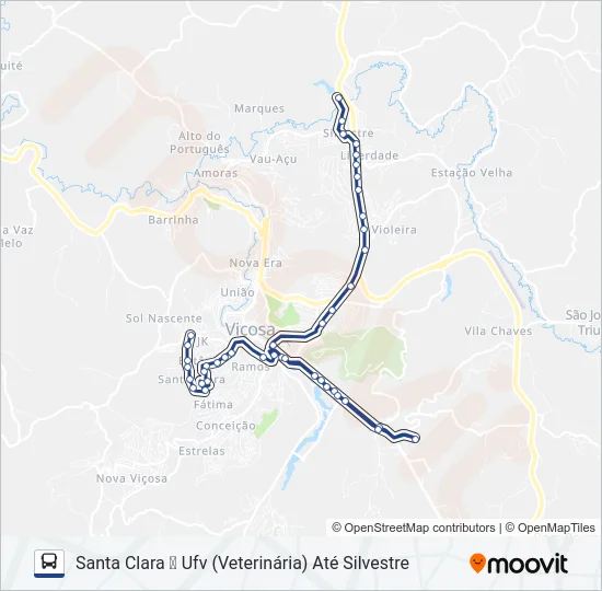 14 Bus Line Map