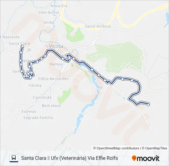 14 Bus Line Map