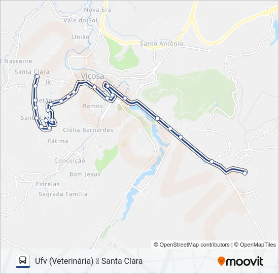 14 Bus Line Map