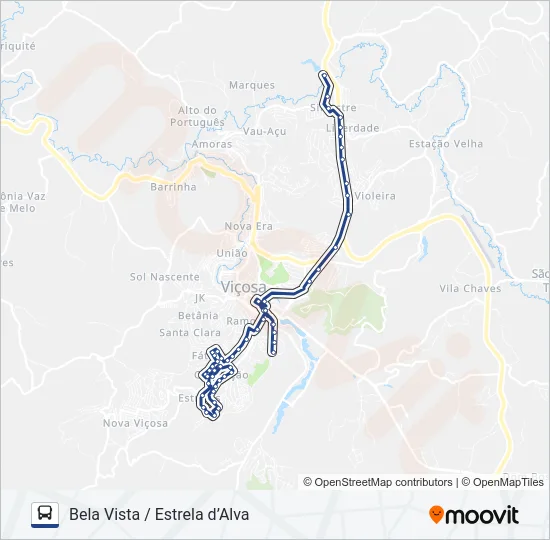 15 Bus Line Map