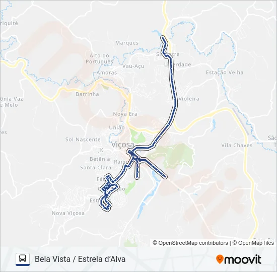 15 Bus Line Map
