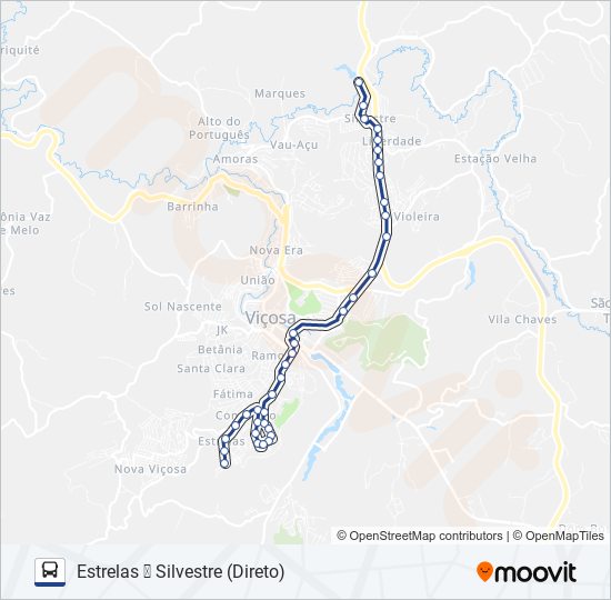 Mapa de 16 de autobús