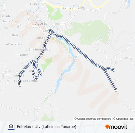 16 Bus Line Map