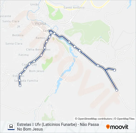 16 Bus Line Map