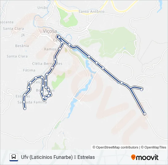 16 Bus Line Map