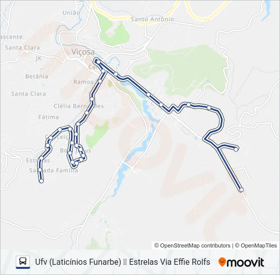 16 Bus Line Map